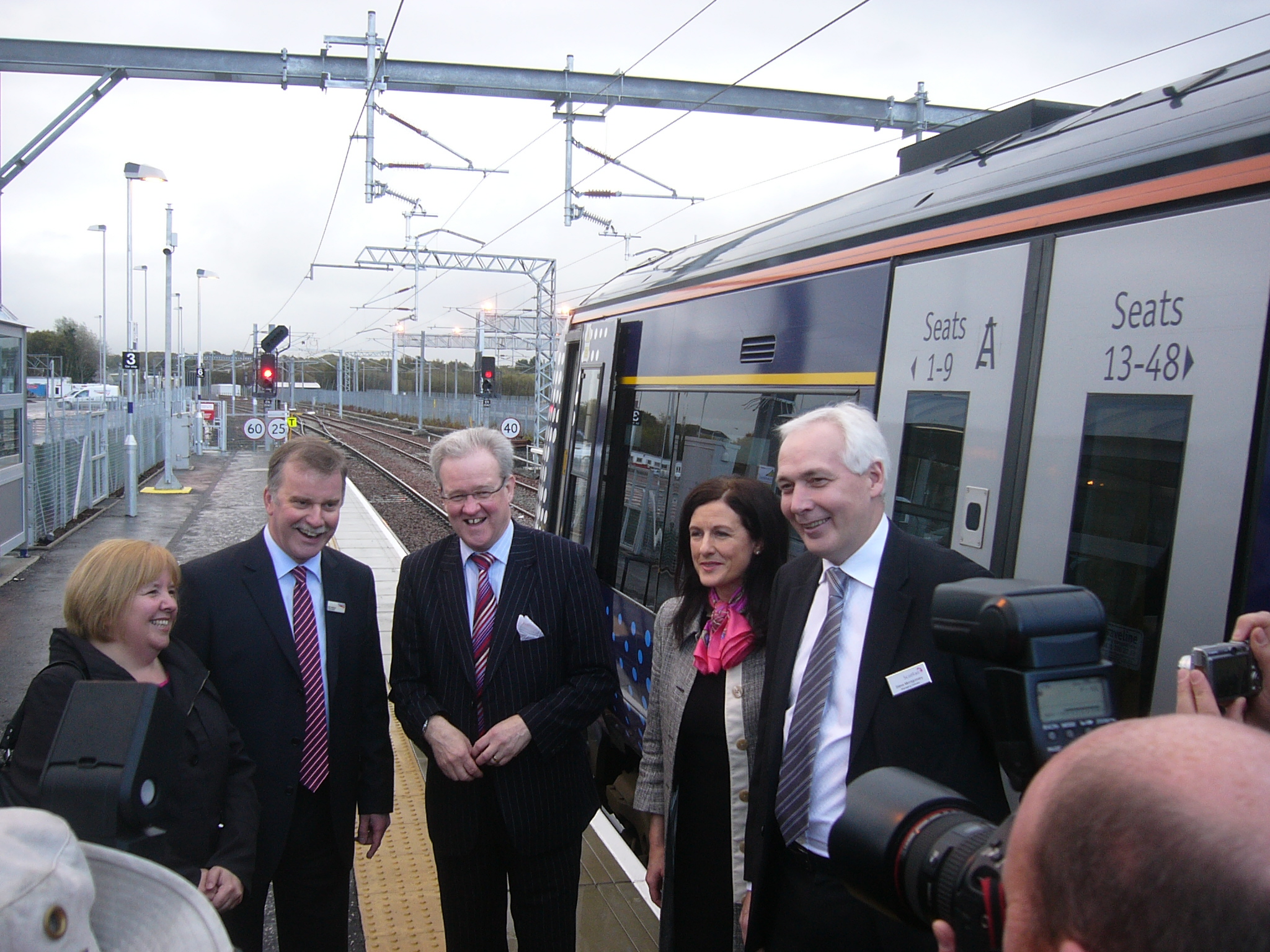 Bathgate Station opening