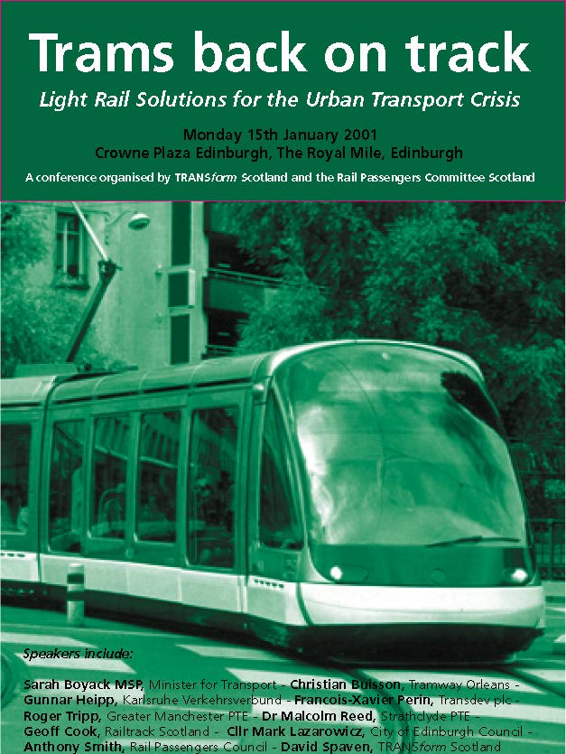 Trams Back on Track conference programme