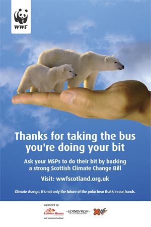 WWF bus shelter advert